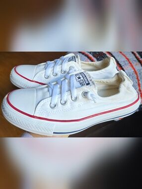 Sz 7 Women's CONVERSE CTAS SHORELINE WHITE Casual Shoes